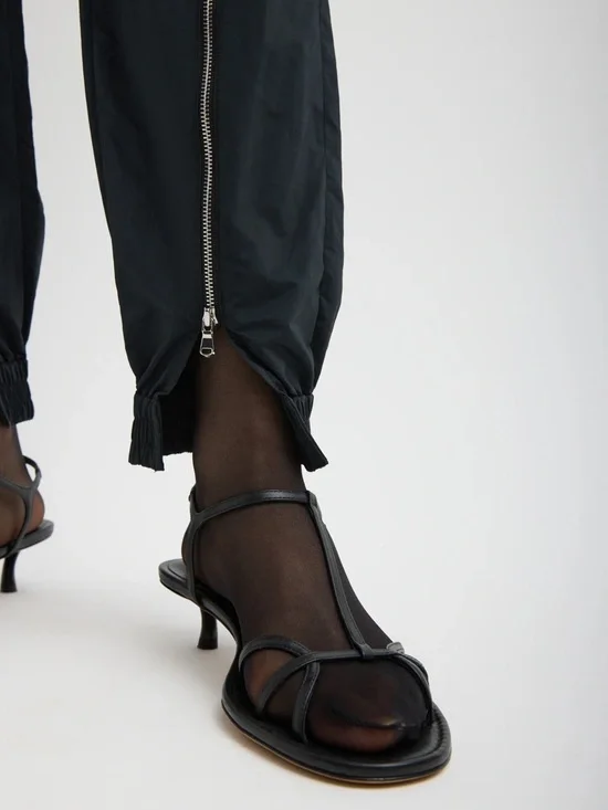 NWT•Tibi Nylon Zipper Joggers, S (regular inseam) - Picture 8 of 14